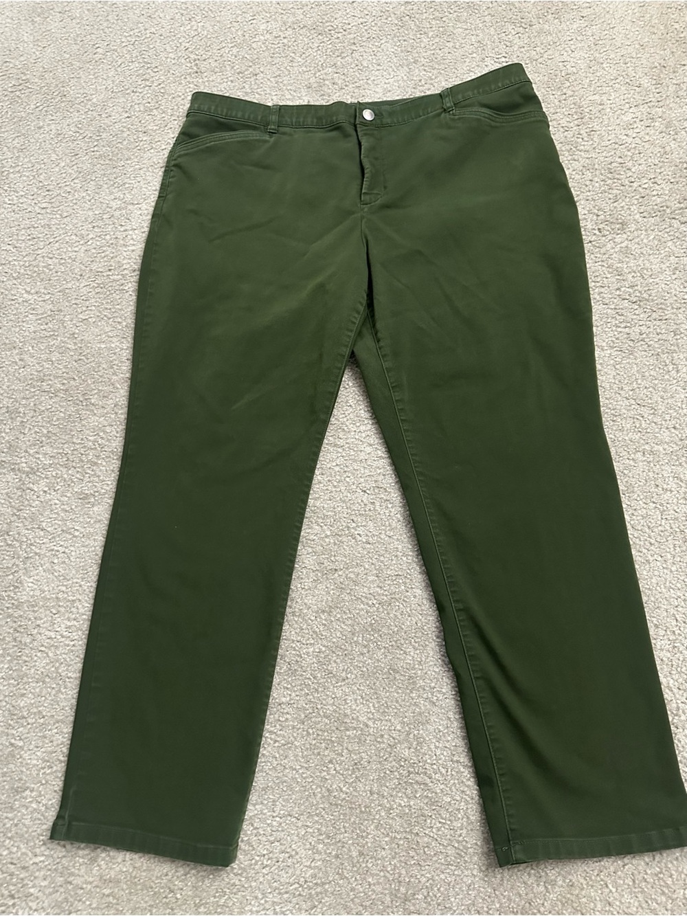 CJ Banks Signature Slimming Dark Green Pants – Size 22W